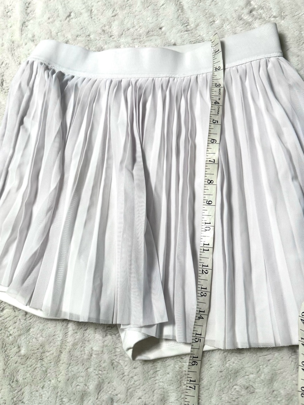 Terez TLC Mesh Layover Tennis Skirt in white - Picture 9 of 10